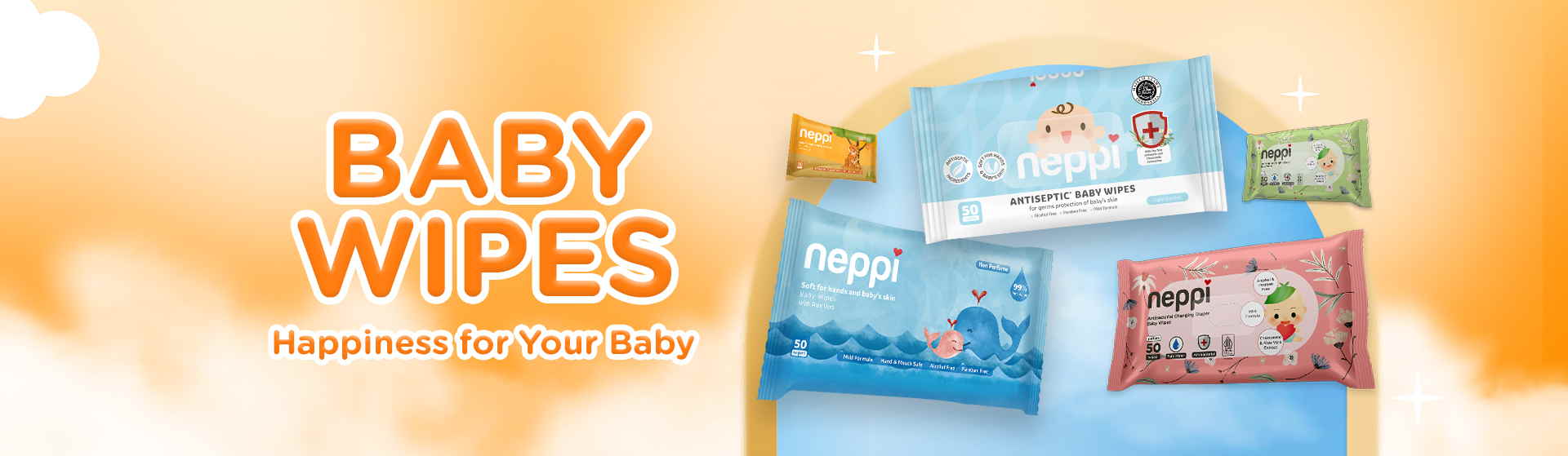 neppi wipes banner